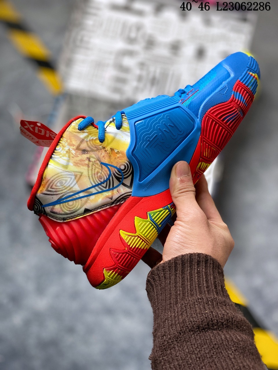 2020 Nike Kyrie 6 Blue Red Yellow